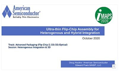 Ultra-thin Flip-Chip Assembly for Heterogenous and Hybrid Integration