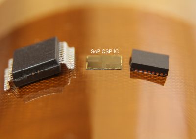 A comparison of SoP CSP, QFN, and TSSOP packaging on a mandrel